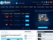 Tablet Screenshot of pokerenligne.com